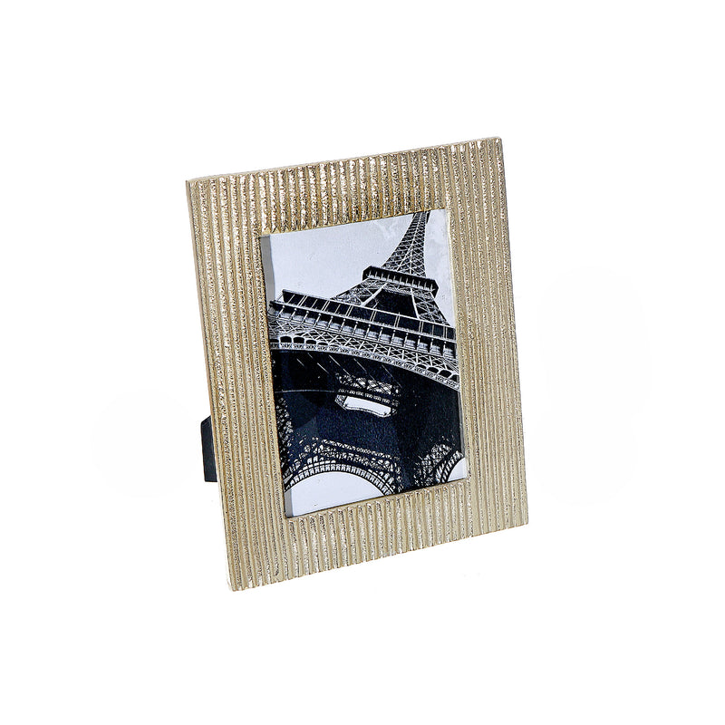 8"X10" Picture Frame Gold Stripe