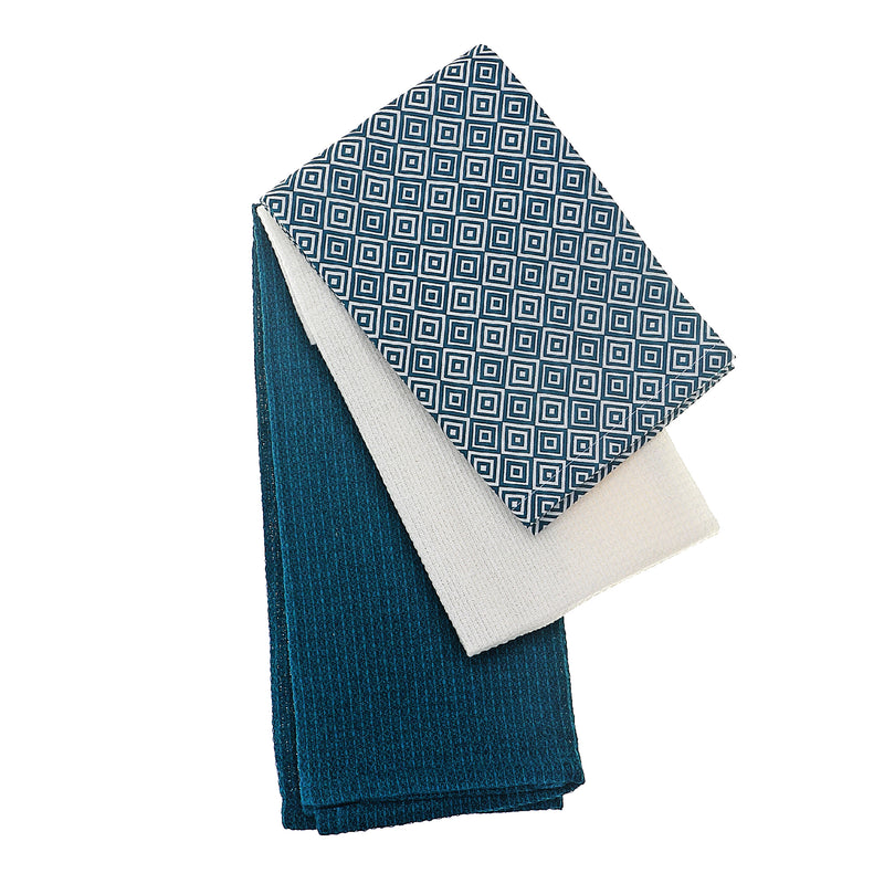 Kitchen Towel Set Of 3 PCs Geometric