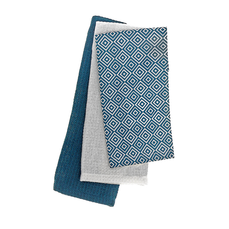 Dish Cloth Set Of 3 PCs Geometric - Set of 2