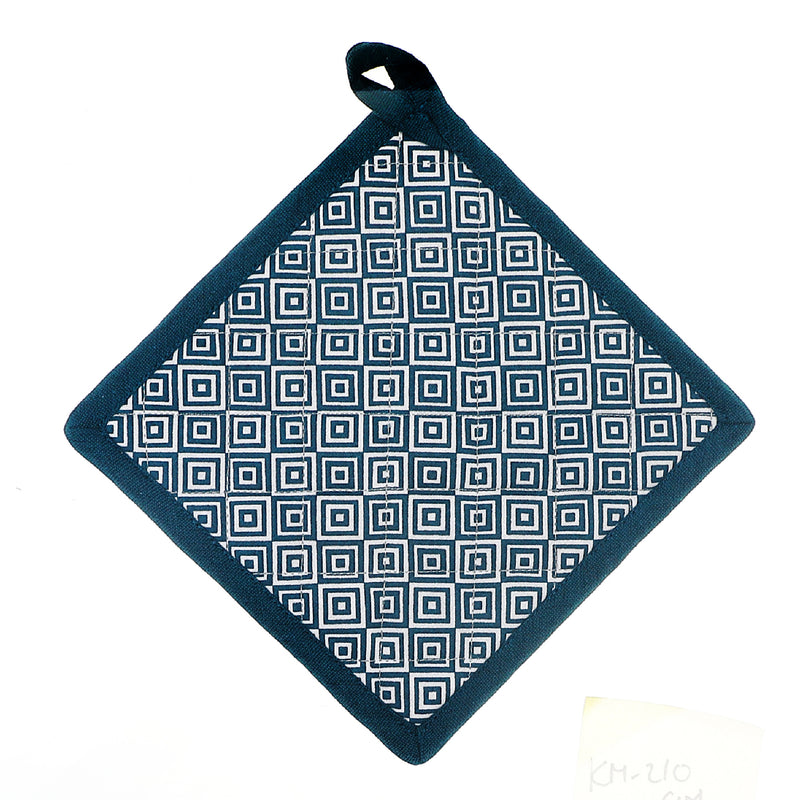 Cotton Pot Holder Geometric - Set of 2