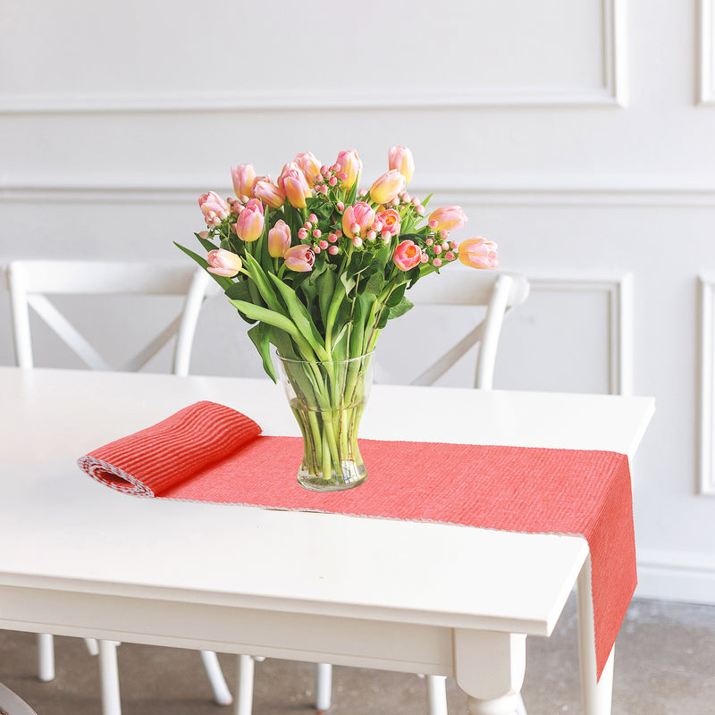 Chambray Ribbed Table Runner