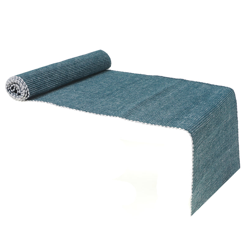 Chambray Ribbed Table Runner