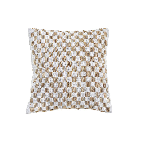 Handwoven Cotton Jute Cushion DIAmond