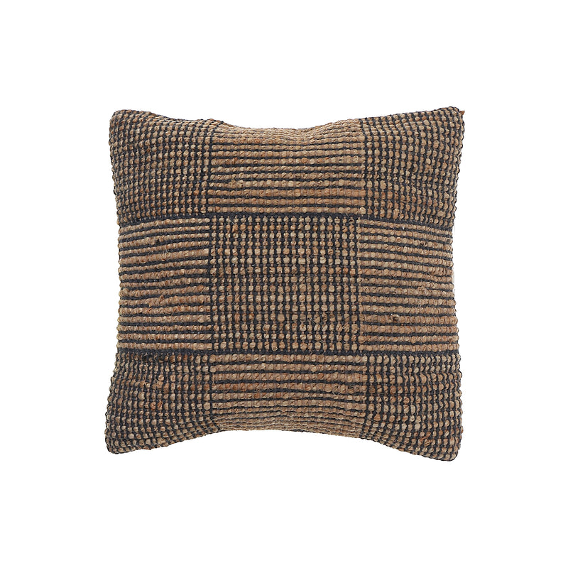 Handwoven Cotton Jute Cushion Plaid