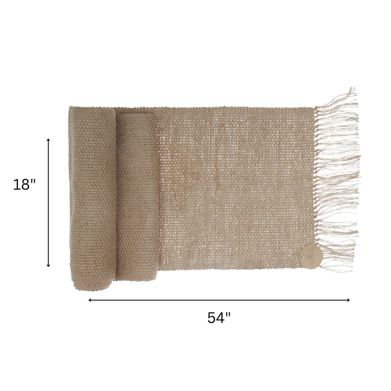 Jute Handloom Table Runner - Set of 2