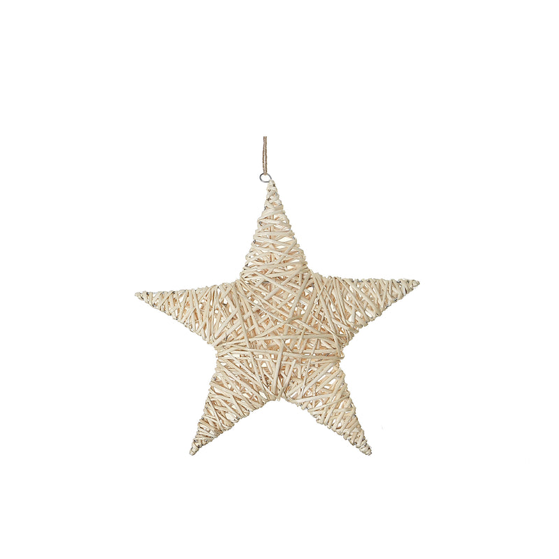 Natural Willow Star Wall Hanger Medium