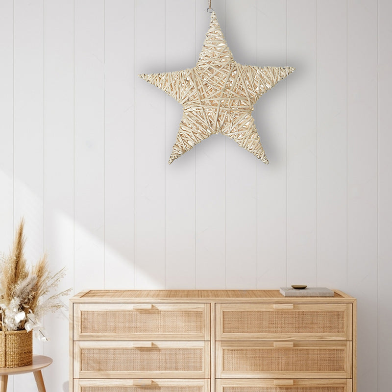 Natural Willow Star Wall Hanger Large