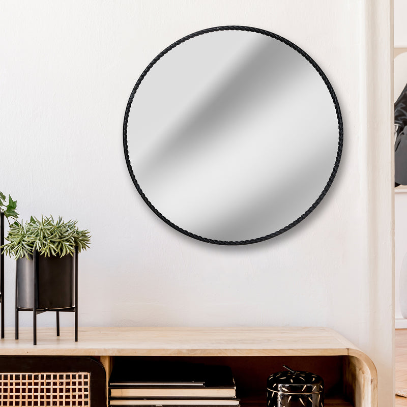 Round Metal Mirror