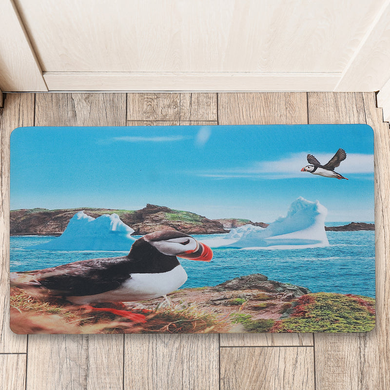 Printed Rubber Mat Puffin