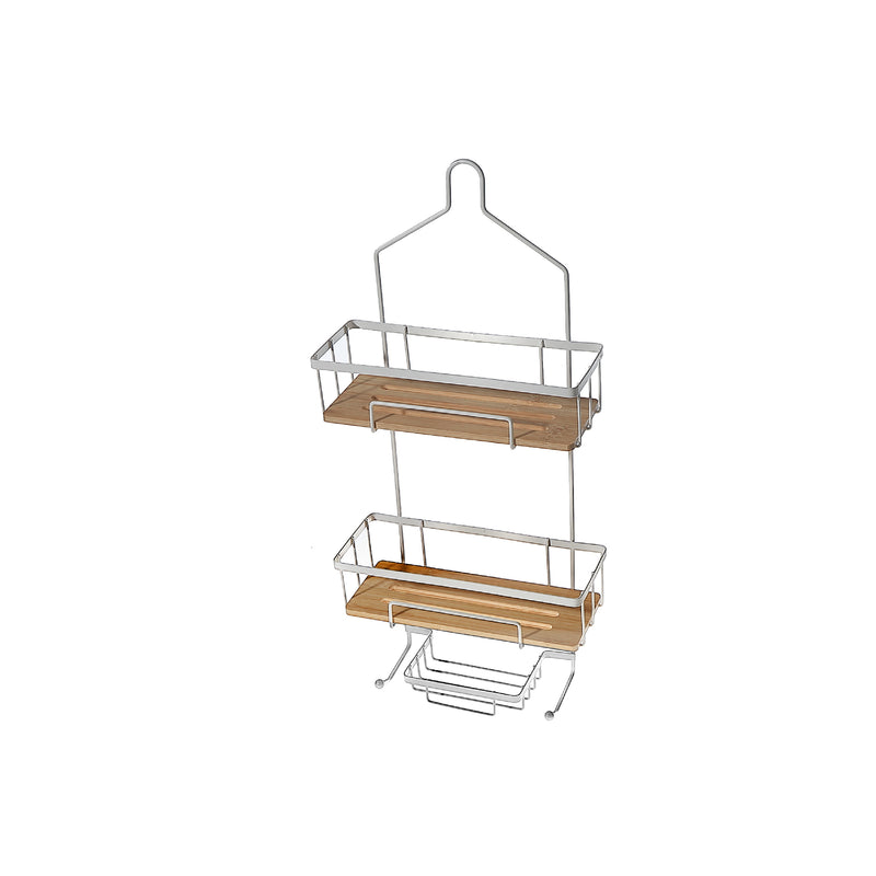 2-Tier Shower Caddy Black