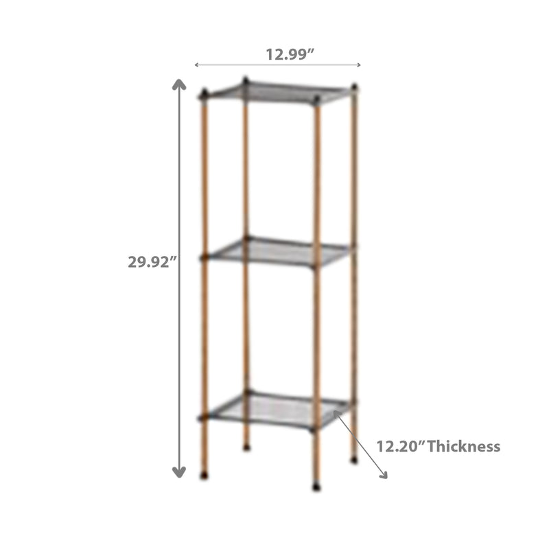 Metal 3 Tier Wire Shelf