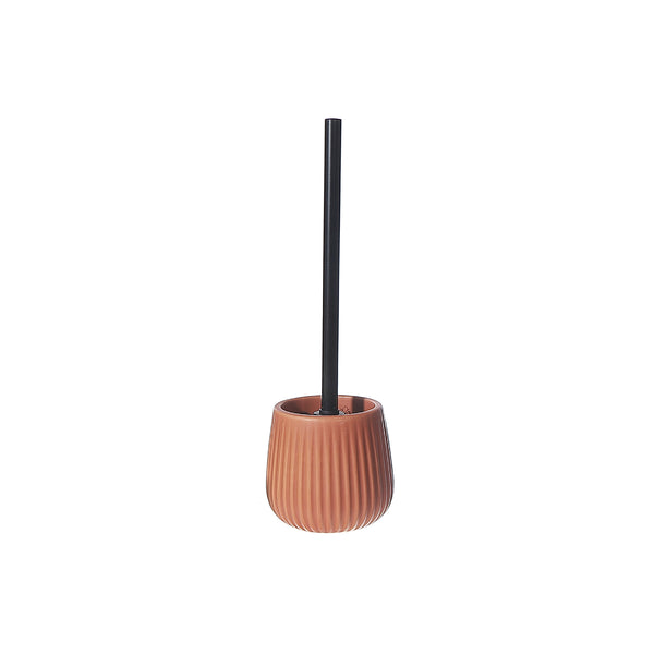 Toilet Brush Holder With Stainless Steel Handle  Clay