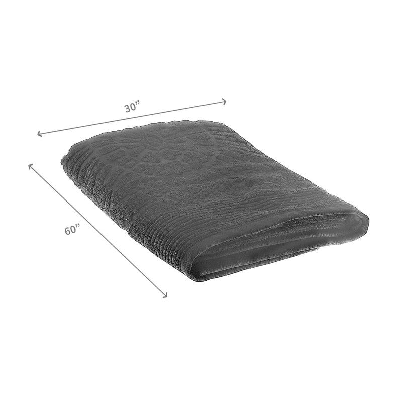 Charleston Bath Sheet 30" X 60" Dark Grey