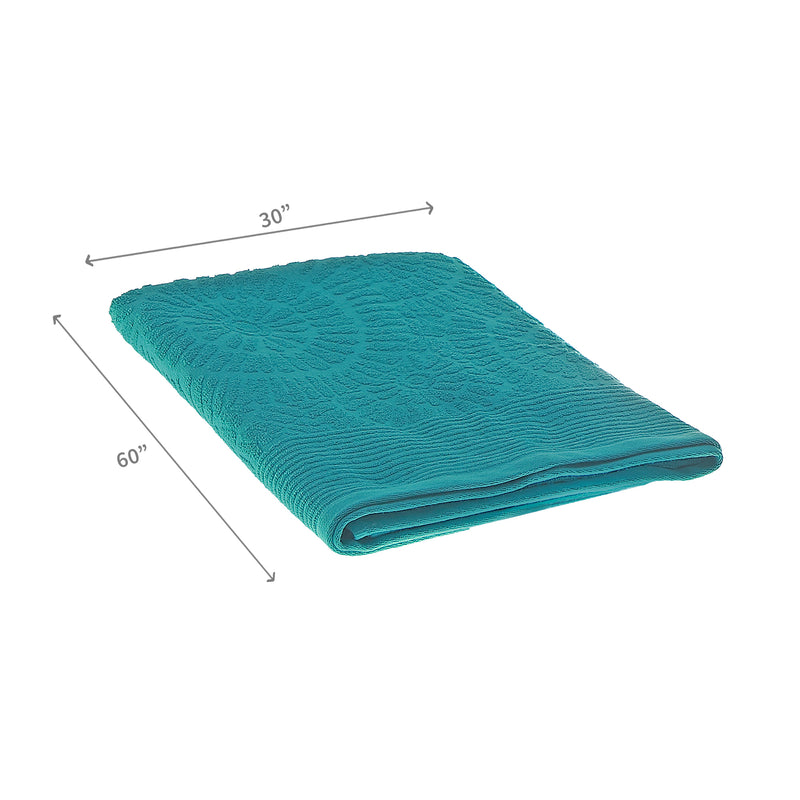 Charleston Bath Sheet 30" X 60" Teal