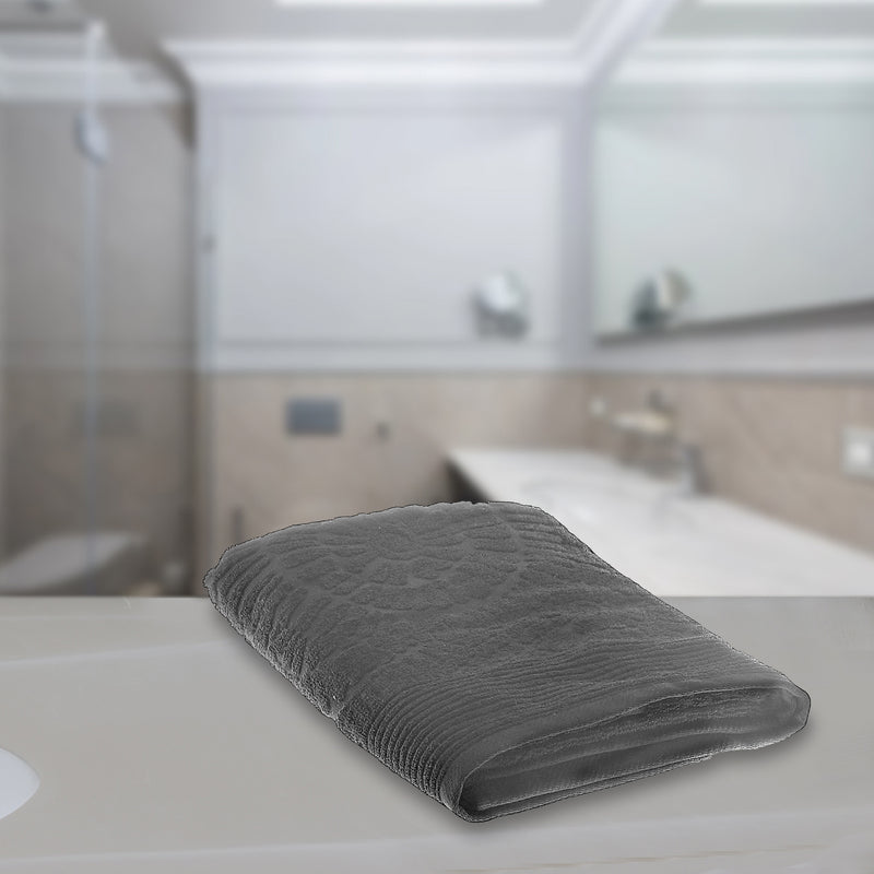 Charleston Bath Towel 27" X 50" Dark Grey