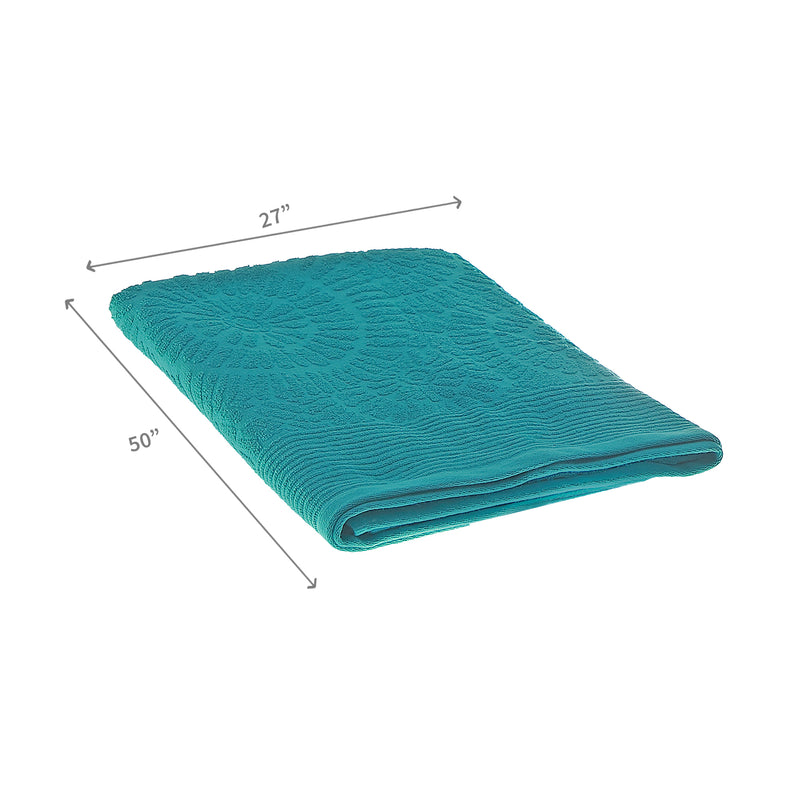 Charleston Bath Towel 27" X 50" Teal