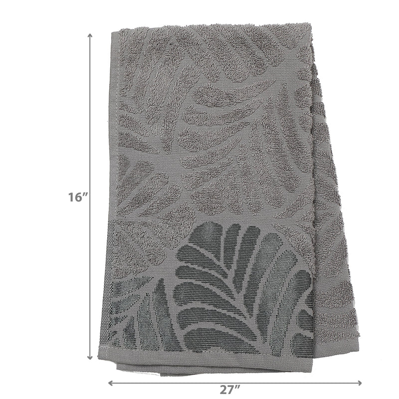 Baltic Hand Towel 16" X 27" Light Grey - Set of 2