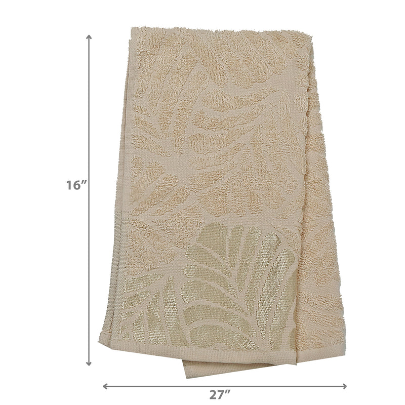 Baltic Hand Towel 16" X 27" Sand - Set of 2