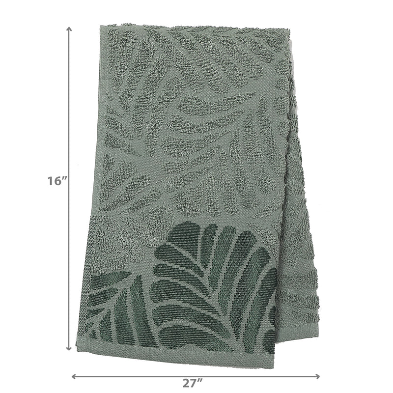 Baltic Hand Towel 16" X 27" Sage - Set of 2