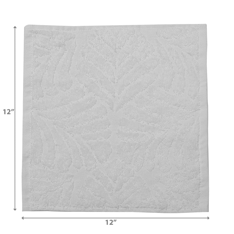 Baltic  Wash Cloth 12" X 12" White - Set of 6