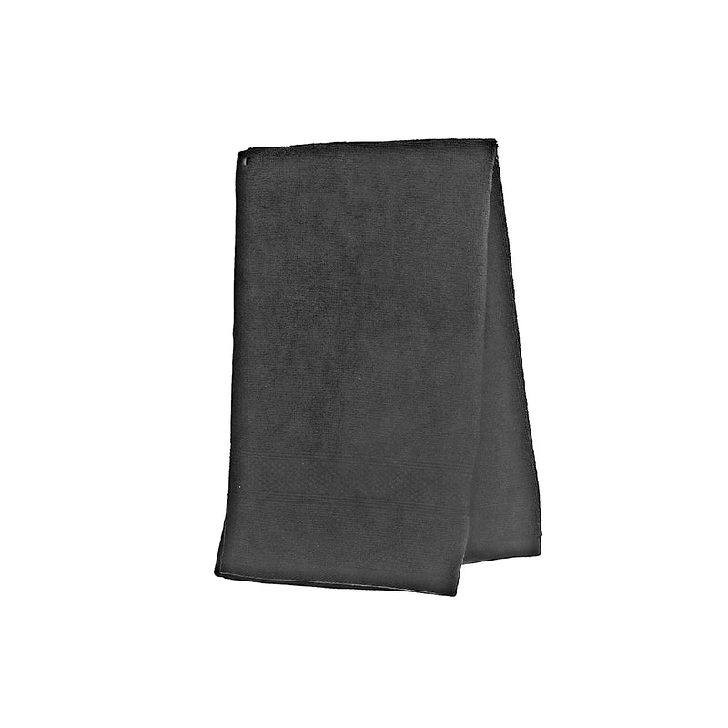 Nova Hand Towel 16" X 27" Black - Set of 2