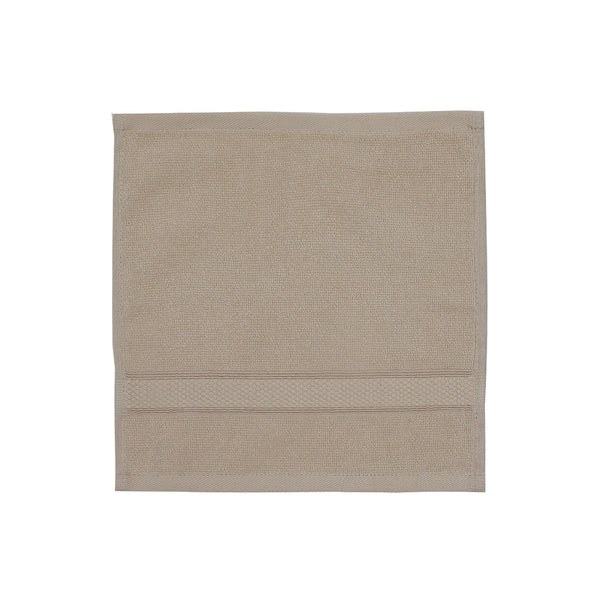 Nova Wash Cloth 12" X 12" Sand - Set of 6