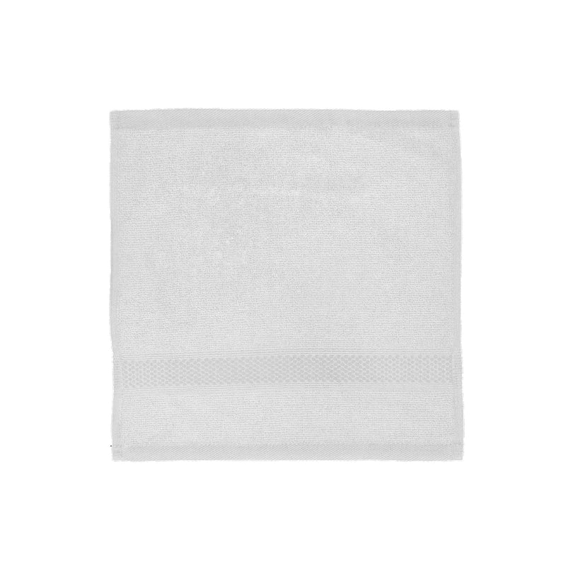 Nova Wash Cloth 12" X 12" White - Set of 6