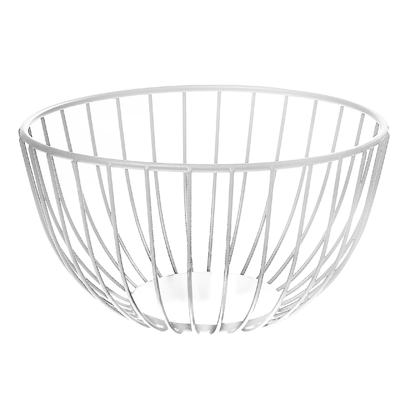 Metal Basket With Powder  Coating White