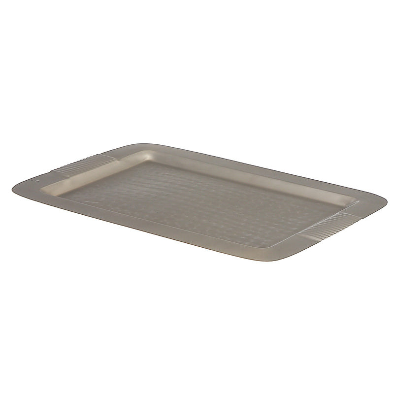 Rectangular Hammered Tray 17" X 12" Champagne