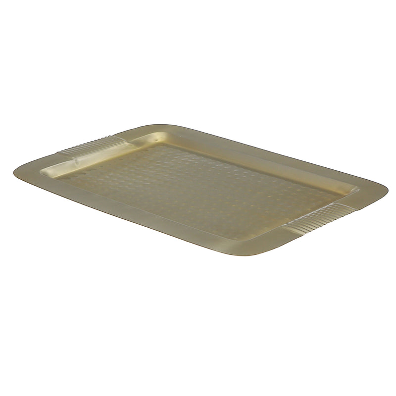 Rectangular Hammered Tray 17" X 12" Gold