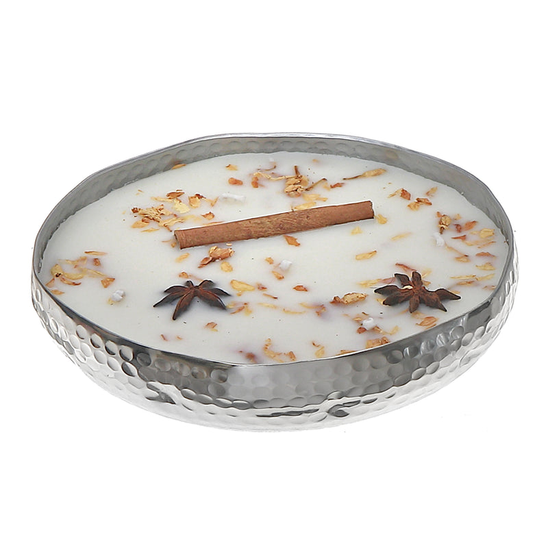 Soy 14 Oz 5 Wick Metal Dish Candle Vanilla Madagascar