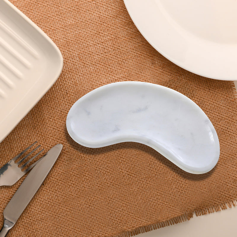 Marble Kidney Shape Dish