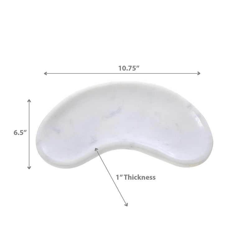 Marble Kidney Shape Dish