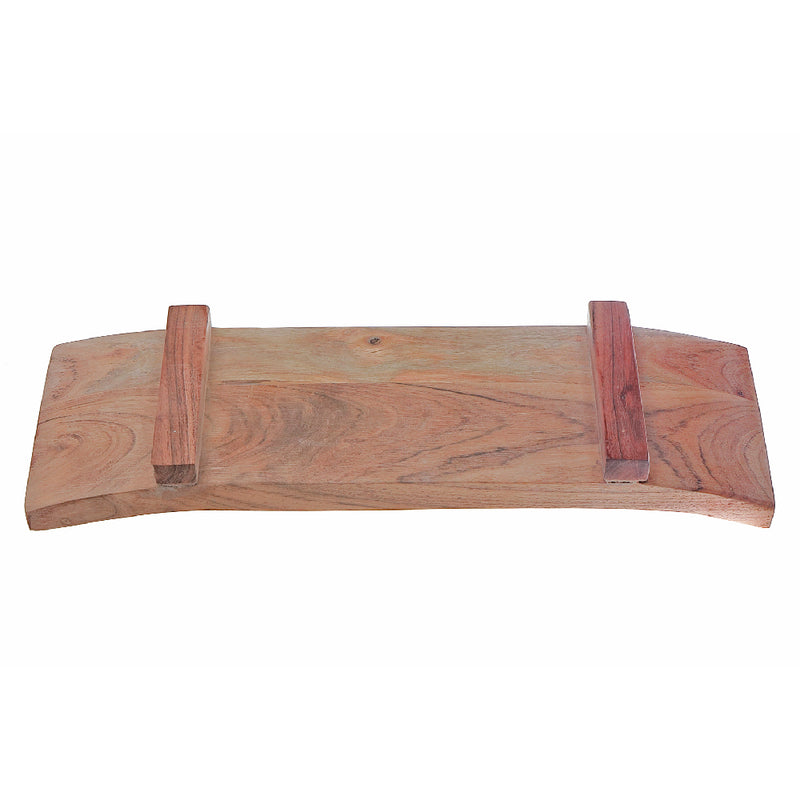 Custom Acacia Wood Rectangle Boat Tray 18"