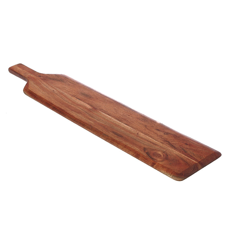 Custom Acacia Wood Beveled Serving Board With Handle