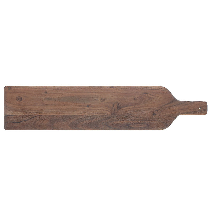 Custom Acacia Wood Beveled Serving Board With Handle