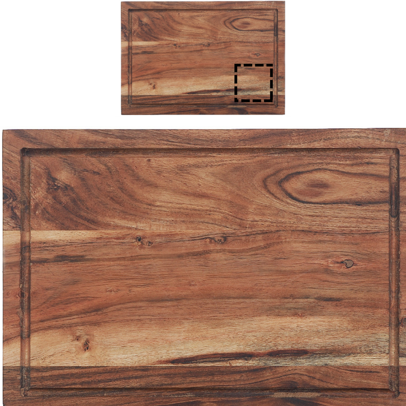 Custom Acacia Wood Cutting and Serving Board