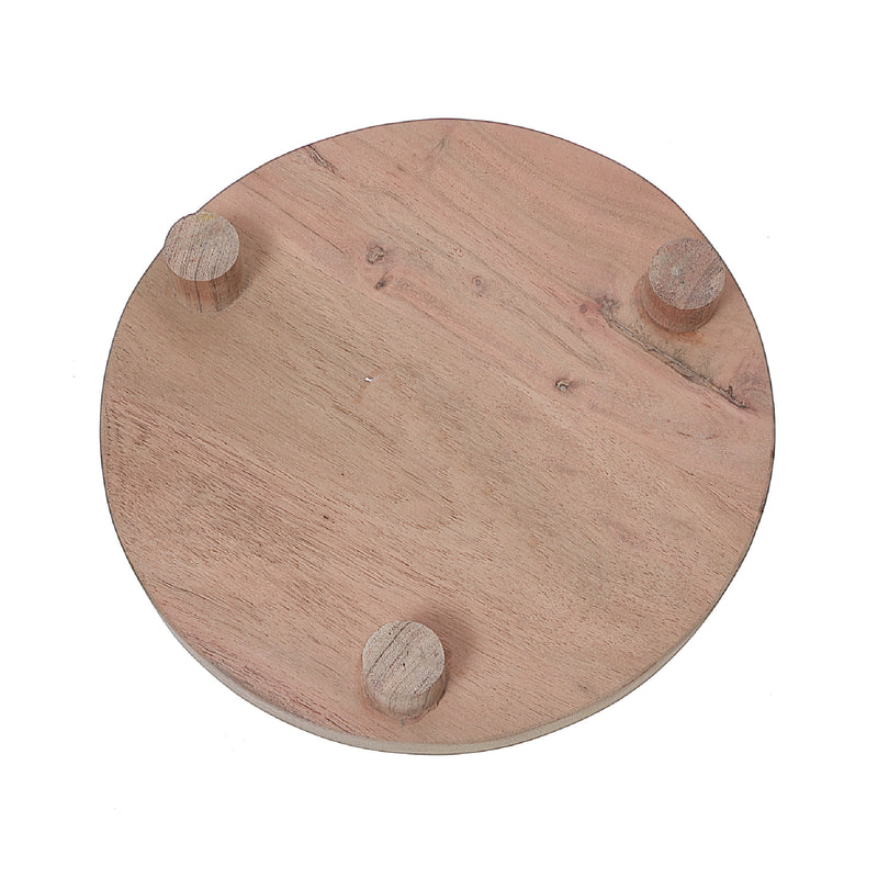 Acacia Wooden Round Table Riser