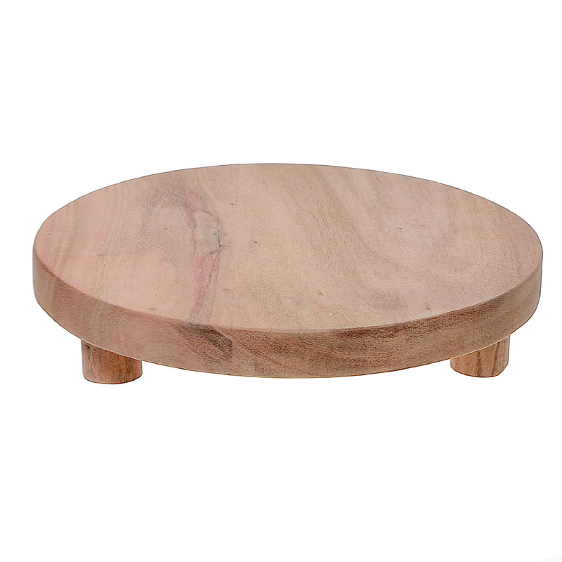 Acacia Wooden Round Table Riser