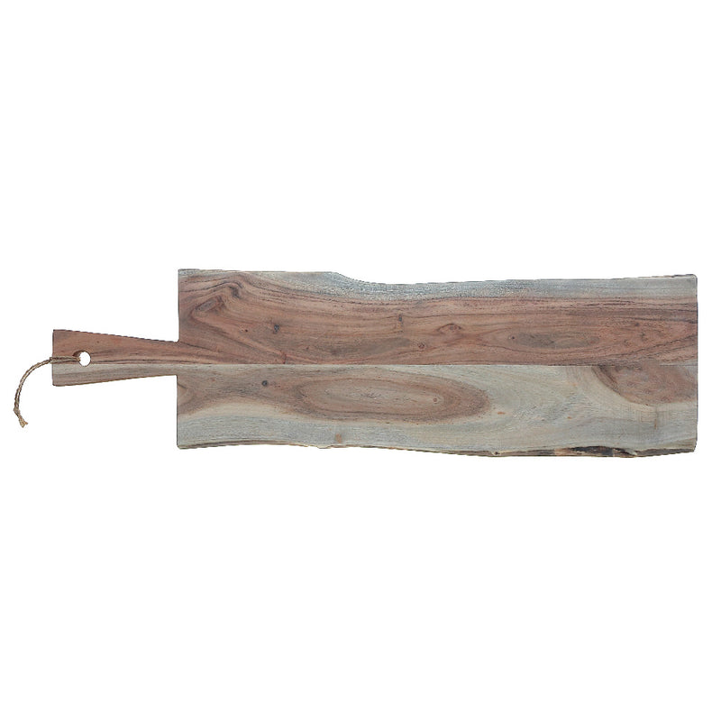 Custom Acacia Wooden Rectangle Live Edge Serving Board Small