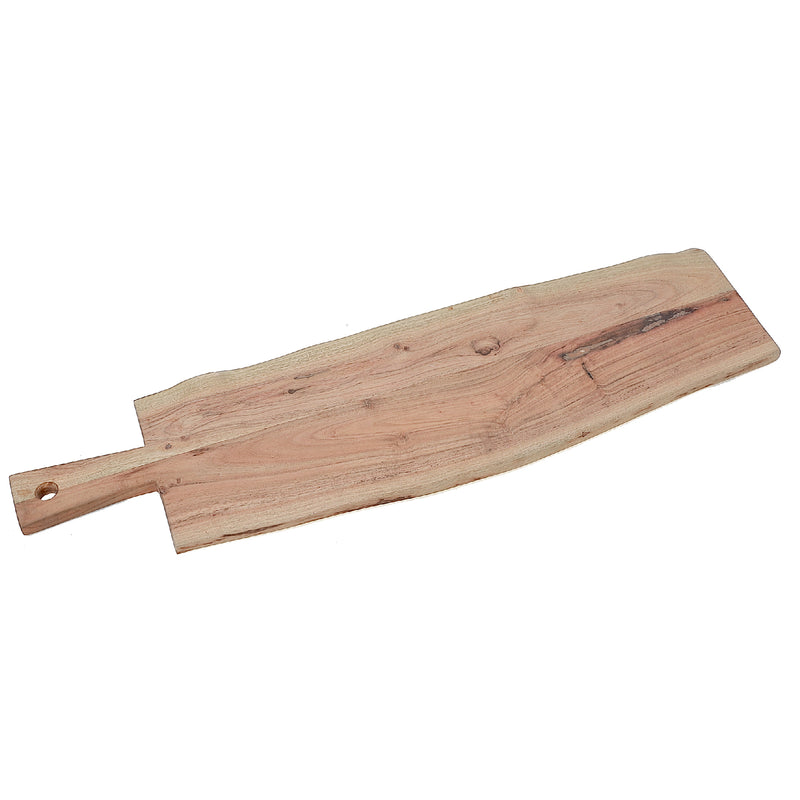 Acacia Wooden Rect. Live Edge Serving Board