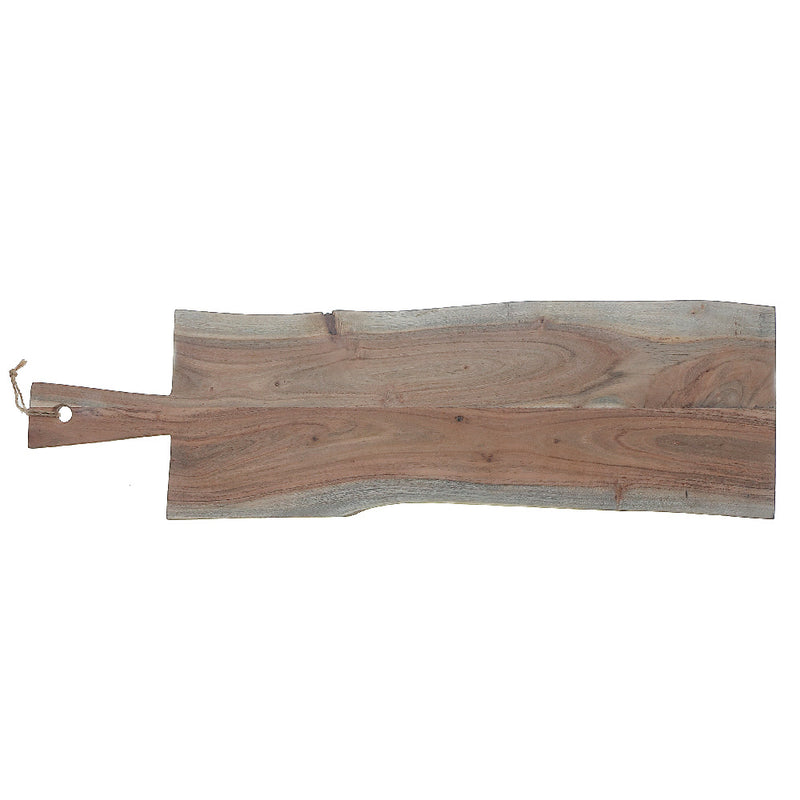 Custom Acacia Wooden Rectangle Live Edge Serving Board Small