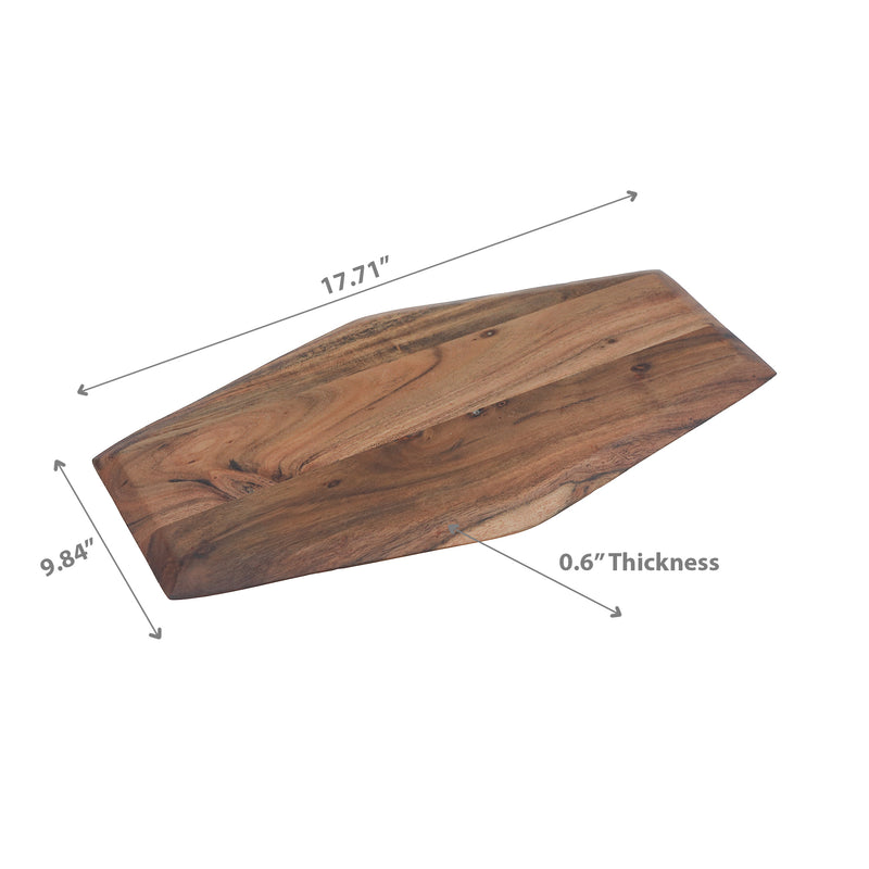 Acacia Wooden Tapered Edges Serving Board