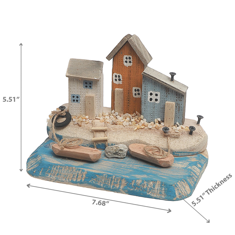 Wooden Triple Nautical House Decor