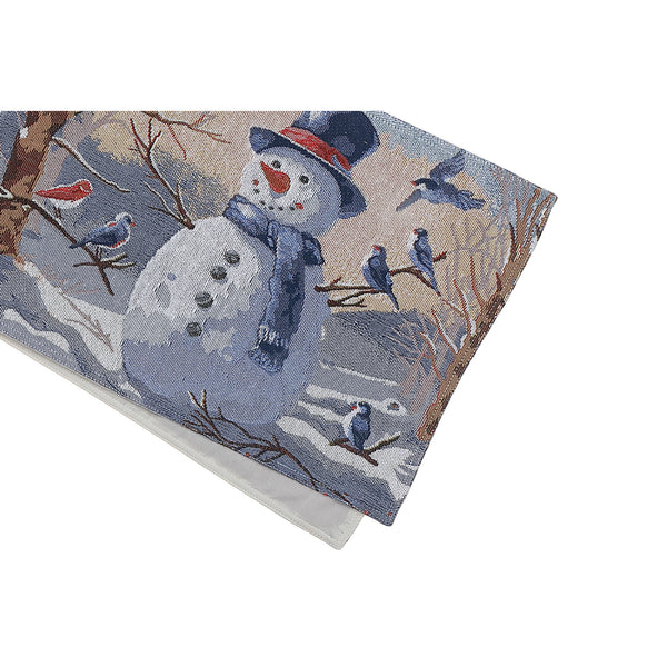 Tapestry Table Runner Snowman 36" - Set of 2