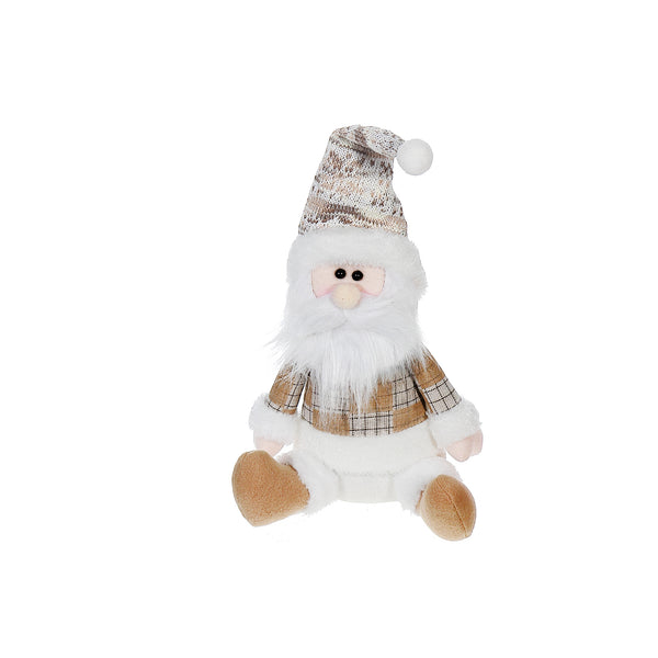 Santa Plush Self Sitter 8.66" - Set of 2