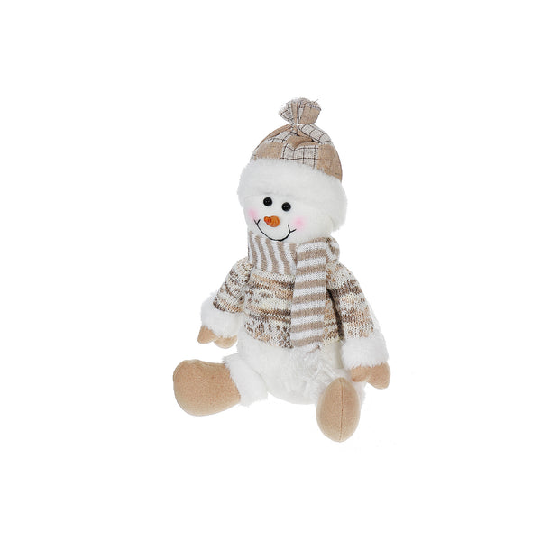 Snowman Plush Self Sitter 8.66" - Set of 2