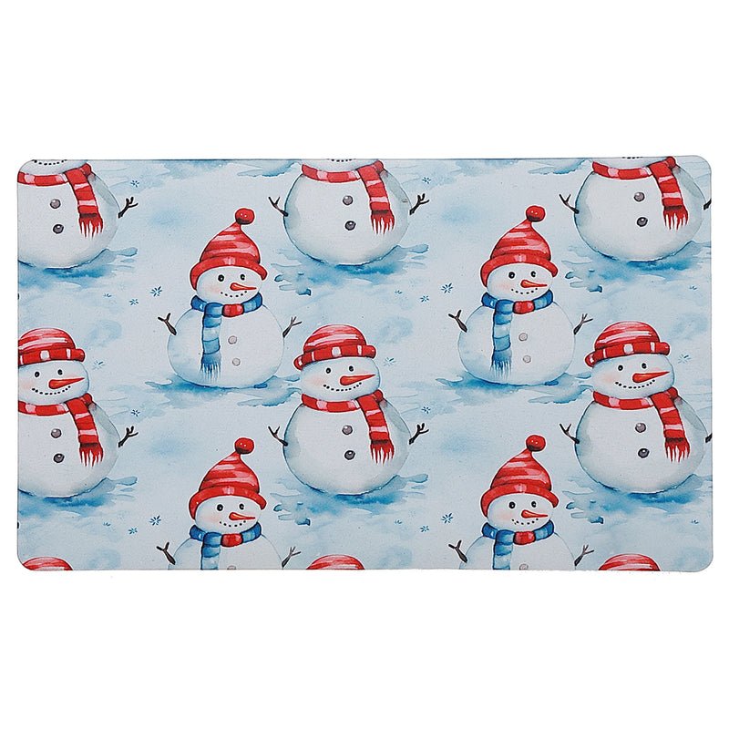 Printed Rubber Mat Multy Snowman