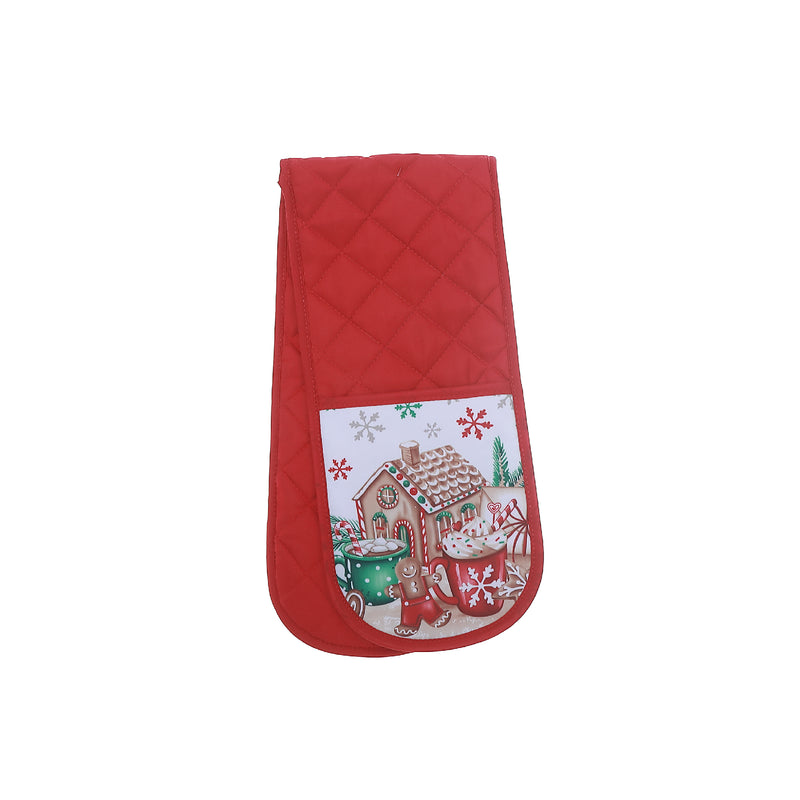 Double Oven Mitt House - Set of 2