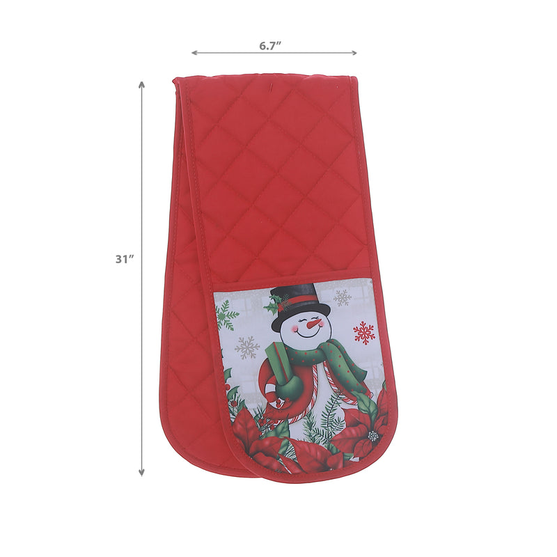 Double Oven Mitt Snowman - Set of 2